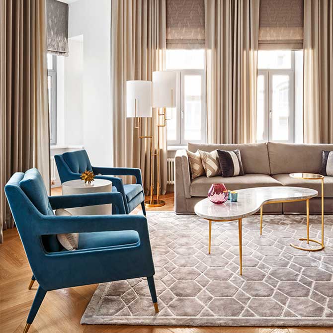 All Ferreira de Sá carpets are custom-made and each piece is tailored and designed according to each client's request and desire.